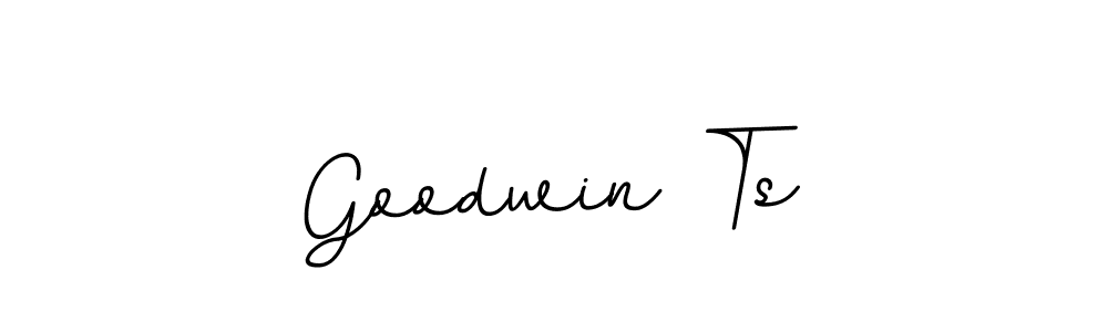 The best way (BallpointsItalic-DORy9) to make a short signature is to pick only two or three words in your name. The name Goodwin Ts include a total of six letters. For converting this name. Goodwin Ts signature style 11 images and pictures png