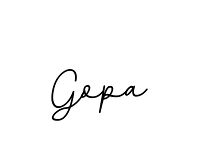 The best way (BallpointsItalic-DORy9) to make a short signature is to pick only two or three words in your name. The name Gopa include a total of six letters. For converting this name. Gopa signature style 11 images and pictures png