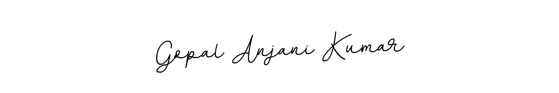 Design your own signature with our free online signature maker. With this signature software, you can create a handwritten (BallpointsItalic-DORy9) signature for name Gopal Anjani Kumar. Gopal Anjani Kumar signature style 11 images and pictures png