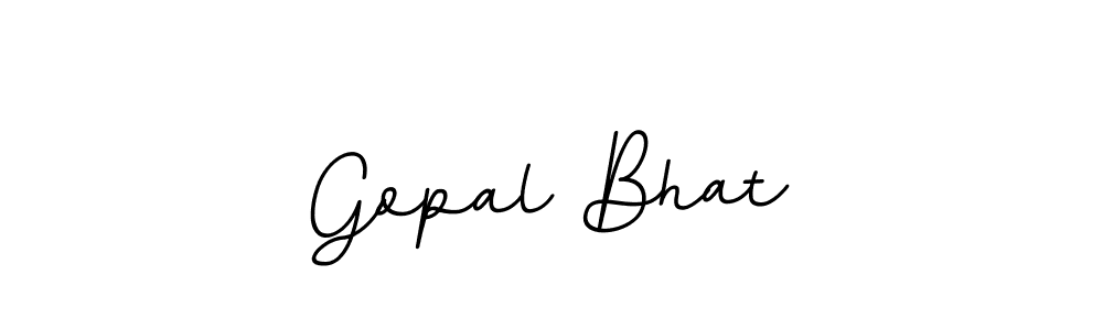 Gopal Bhat stylish signature style. Best Handwritten Sign (BallpointsItalic-DORy9) for my name. Handwritten Signature Collection Ideas for my name Gopal Bhat. Gopal Bhat signature style 11 images and pictures png