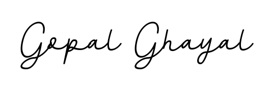 You should practise on your own different ways (BallpointsItalic-DORy9) to write your name (Gopal Ghayal) in signature. Don't let someone else do it for you. Gopal Ghayal signature style 11 images and pictures png