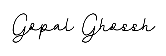 Make a beautiful signature design for name Gopal Ghossh. With this signature (BallpointsItalic-DORy9) style, you can create a handwritten signature for free. Gopal Ghossh signature style 11 images and pictures png