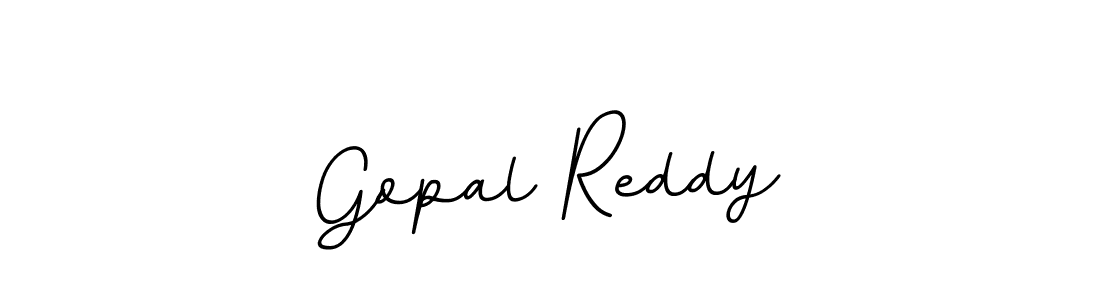 Make a beautiful signature design for name Gopal Reddy. With this signature (BallpointsItalic-DORy9) style, you can create a handwritten signature for free. Gopal Reddy signature style 11 images and pictures png