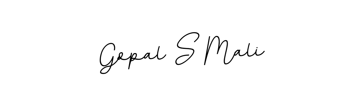 The best way (BallpointsItalic-DORy9) to make a short signature is to pick only two or three words in your name. The name Gopal S Mali include a total of six letters. For converting this name. Gopal S Mali signature style 11 images and pictures png