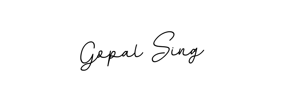 How to Draw Gopal Sing signature style? BallpointsItalic-DORy9 is a latest design signature styles for name Gopal Sing. Gopal Sing signature style 11 images and pictures png