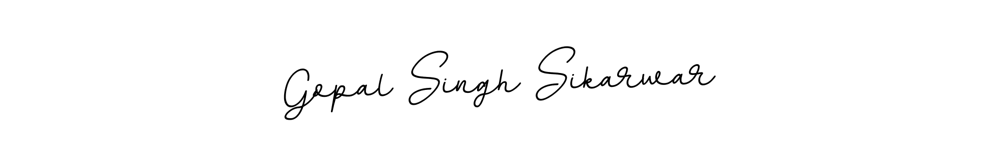 How to make Gopal Singh Sikarwar signature? BallpointsItalic-DORy9 is a professional autograph style. Create handwritten signature for Gopal Singh Sikarwar name. Gopal Singh Sikarwar signature style 11 images and pictures png