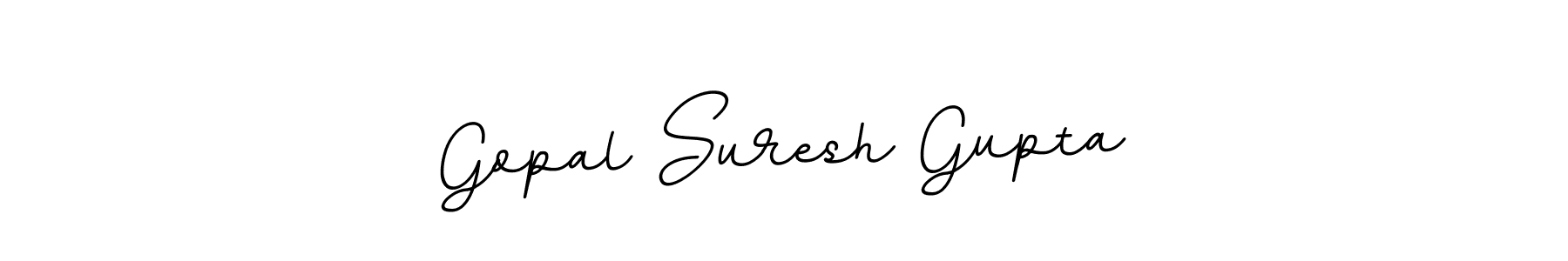 How to make Gopal Suresh Gupta name signature. Use BallpointsItalic-DORy9 style for creating short signs online. This is the latest handwritten sign. Gopal Suresh Gupta signature style 11 images and pictures png