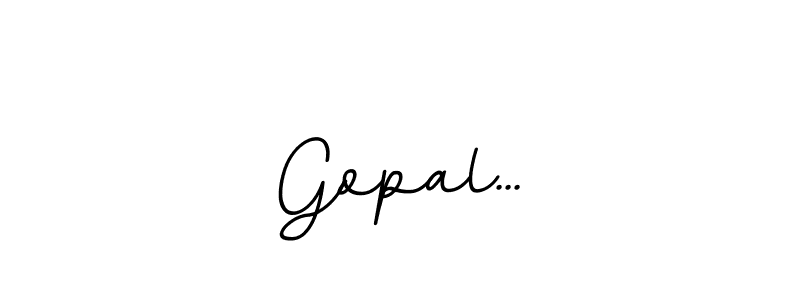 Gopal... stylish signature style. Best Handwritten Sign (BallpointsItalic-DORy9) for my name. Handwritten Signature Collection Ideas for my name Gopal.... Gopal... signature style 11 images and pictures png