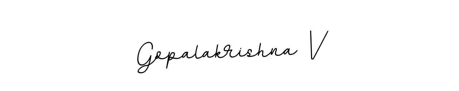 BallpointsItalic-DORy9 is a professional signature style that is perfect for those who want to add a touch of class to their signature. It is also a great choice for those who want to make their signature more unique. Get Gopalakrishna V name to fancy signature for free. Gopalakrishna V signature style 11 images and pictures png