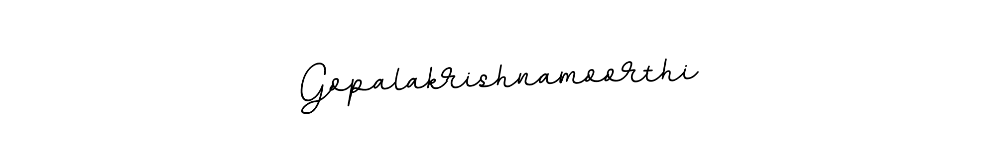 It looks lik you need a new signature style for name Gopalakrishnamoorthi. Design unique handwritten (BallpointsItalic-DORy9) signature with our free signature maker in just a few clicks. Gopalakrishnamoorthi signature style 11 images and pictures png