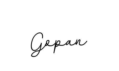 How to make Gopan signature? BallpointsItalic-DORy9 is a professional autograph style. Create handwritten signature for Gopan name. Gopan signature style 11 images and pictures png