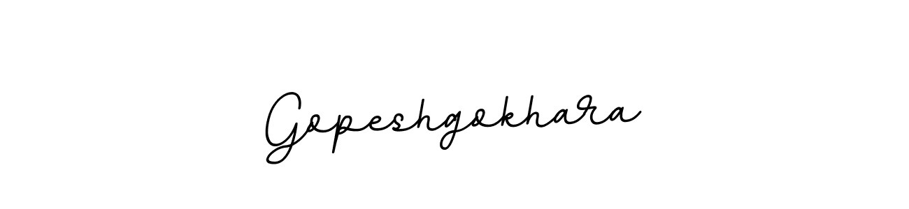 Use a signature maker to create a handwritten signature online. With this signature software, you can design (BallpointsItalic-DORy9) your own signature for name Gopeshgokhara. Gopeshgokhara signature style 11 images and pictures png