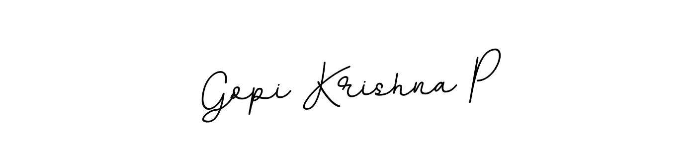 if you are searching for the best signature style for your name Gopi Krishna P. so please give up your signature search. here we have designed multiple signature styles  using BallpointsItalic-DORy9. Gopi Krishna P signature style 11 images and pictures png
