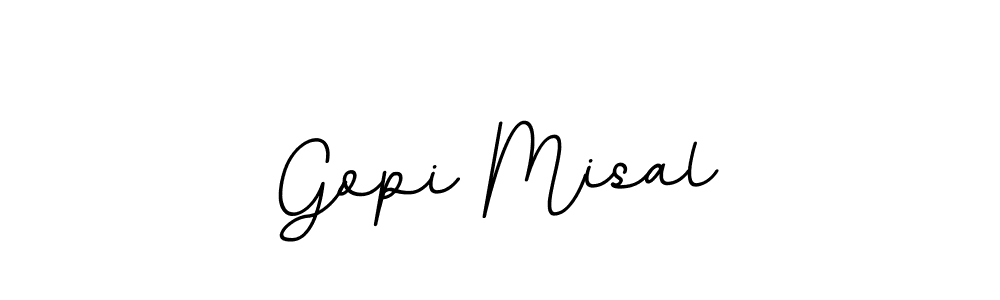 How to make Gopi Misal signature? BallpointsItalic-DORy9 is a professional autograph style. Create handwritten signature for Gopi Misal name. Gopi Misal signature style 11 images and pictures png