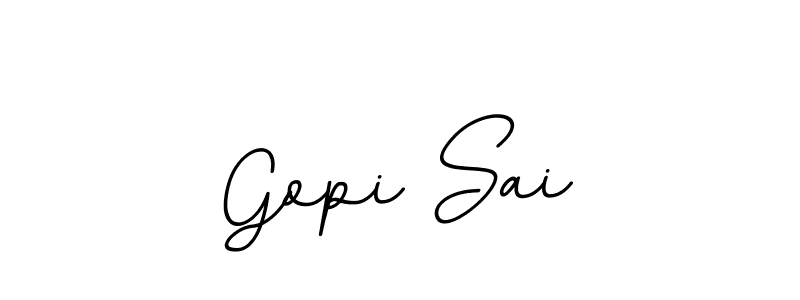 Gopi Sai stylish signature style. Best Handwritten Sign (BallpointsItalic-DORy9) for my name. Handwritten Signature Collection Ideas for my name Gopi Sai. Gopi Sai signature style 11 images and pictures png