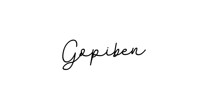 It looks lik you need a new signature style for name Gopiben. Design unique handwritten (BallpointsItalic-DORy9) signature with our free signature maker in just a few clicks. Gopiben signature style 11 images and pictures png