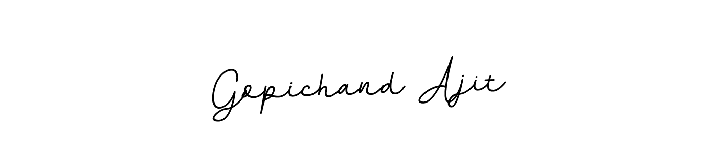 if you are searching for the best signature style for your name Gopichand Ajit. so please give up your signature search. here we have designed multiple signature styles  using BallpointsItalic-DORy9. Gopichand Ajit signature style 11 images and pictures png