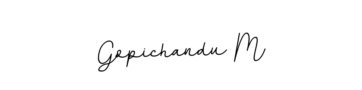 Make a beautiful signature design for name Gopichandu M. Use this online signature maker to create a handwritten signature for free. Gopichandu M signature style 11 images and pictures png