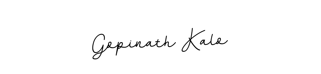 The best way (BallpointsItalic-DORy9) to make a short signature is to pick only two or three words in your name. The name Gopinath Kalo include a total of six letters. For converting this name. Gopinath Kalo signature style 11 images and pictures png