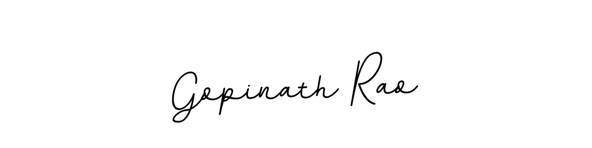 Create a beautiful signature design for name Gopinath Rao. With this signature (BallpointsItalic-DORy9) fonts, you can make a handwritten signature for free. Gopinath Rao signature style 11 images and pictures png