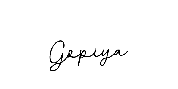 It looks lik you need a new signature style for name Gopiya. Design unique handwritten (BallpointsItalic-DORy9) signature with our free signature maker in just a few clicks. Gopiya signature style 11 images and pictures png