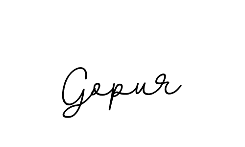 Gopur stylish signature style. Best Handwritten Sign (BallpointsItalic-DORy9) for my name. Handwritten Signature Collection Ideas for my name Gopur. Gopur signature style 11 images and pictures png