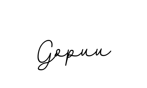 Similarly BallpointsItalic-DORy9 is the best handwritten signature design. Signature creator online .You can use it as an online autograph creator for name Gopuu. Gopuu signature style 11 images and pictures png