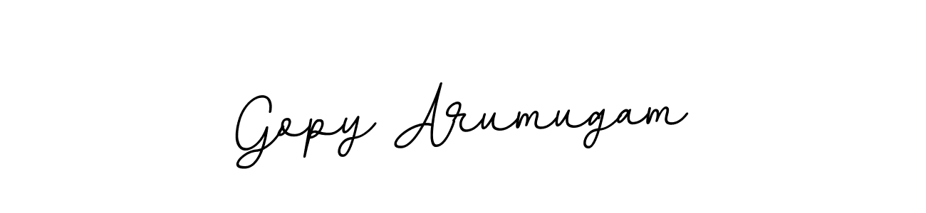 You should practise on your own different ways (BallpointsItalic-DORy9) to write your name (Gopy Arumugam) in signature. don't let someone else do it for you. Gopy Arumugam signature style 11 images and pictures png