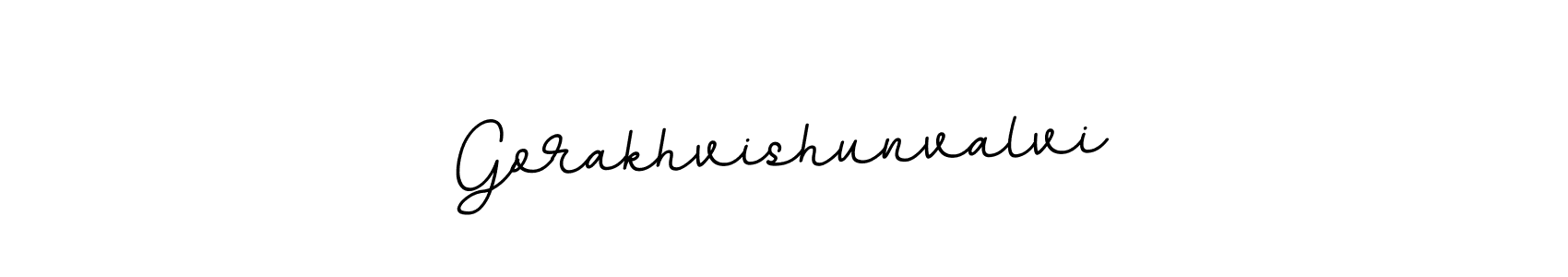 How to Draw Gorakhvishunvalvi signature style? BallpointsItalic-DORy9 is a latest design signature styles for name Gorakhvishunvalvi. Gorakhvishunvalvi signature style 11 images and pictures png