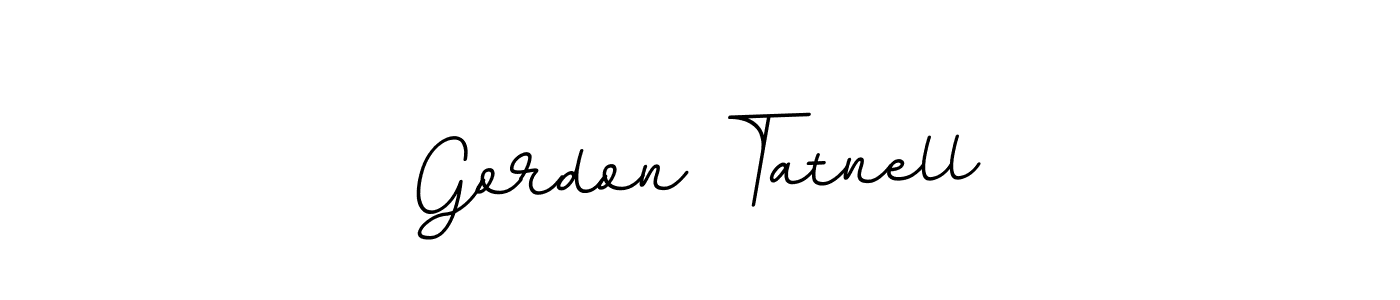 Use a signature maker to create a handwritten signature online. With this signature software, you can design (BallpointsItalic-DORy9) your own signature for name Gordon Tatnell. Gordon Tatnell signature style 11 images and pictures png