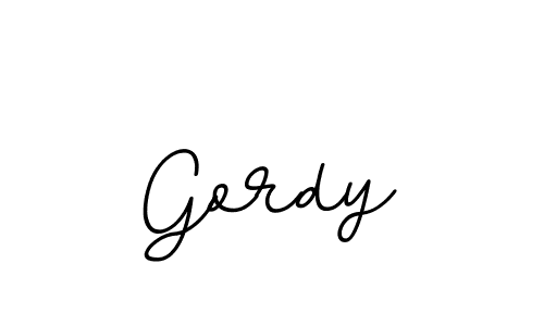 How to make Gordy signature? BallpointsItalic-DORy9 is a professional autograph style. Create handwritten signature for Gordy name. Gordy signature style 11 images and pictures png