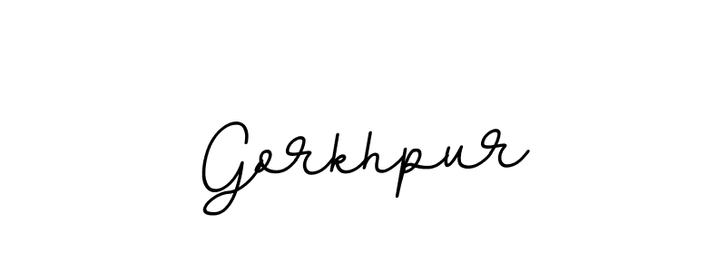 if you are searching for the best signature style for your name Gorkhpur. so please give up your signature search. here we have designed multiple signature styles  using BallpointsItalic-DORy9. Gorkhpur signature style 11 images and pictures png