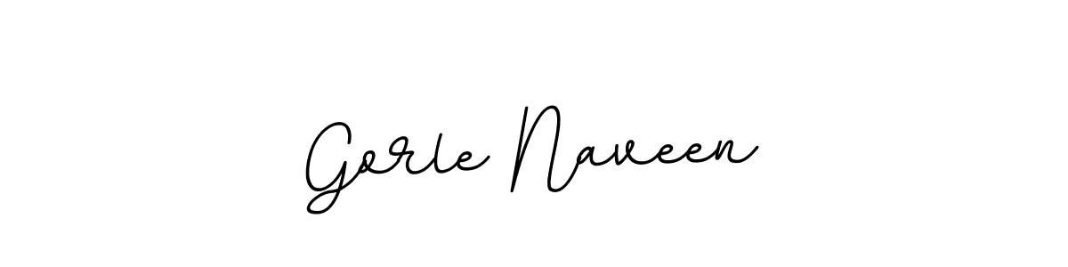 Gorle Naveen stylish signature style. Best Handwritten Sign (BallpointsItalic-DORy9) for my name. Handwritten Signature Collection Ideas for my name Gorle Naveen. Gorle Naveen signature style 11 images and pictures png