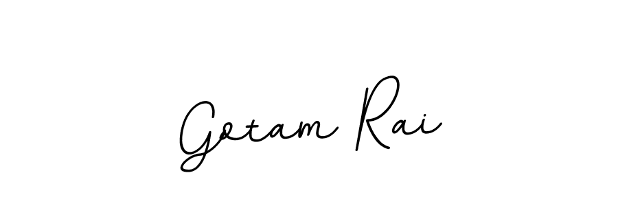It looks lik you need a new signature style for name Gotam Rai. Design unique handwritten (BallpointsItalic-DORy9) signature with our free signature maker in just a few clicks. Gotam Rai signature style 11 images and pictures png