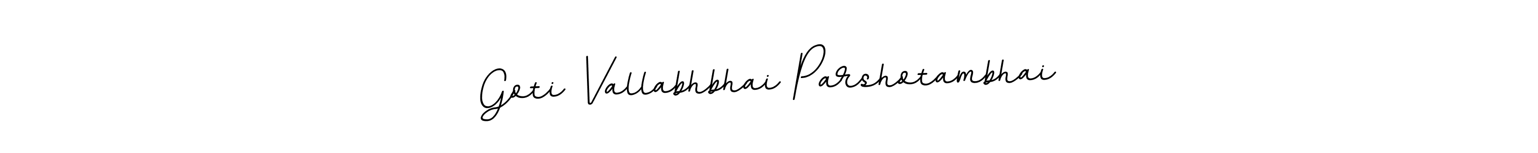 Make a beautiful signature design for name Goti Vallabhbhai Parshotambhai. Use this online signature maker to create a handwritten signature for free. Goti Vallabhbhai Parshotambhai signature style 11 images and pictures png