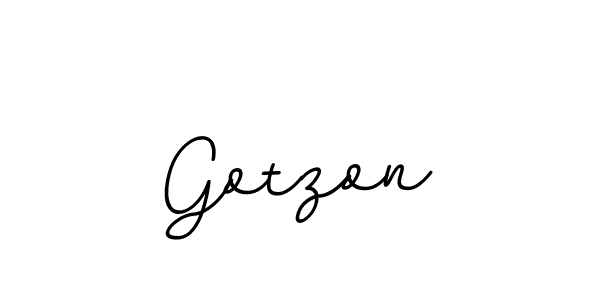 Also You can easily find your signature by using the search form. We will create Gotzon name handwritten signature images for you free of cost using BallpointsItalic-DORy9 sign style. Gotzon signature style 11 images and pictures png