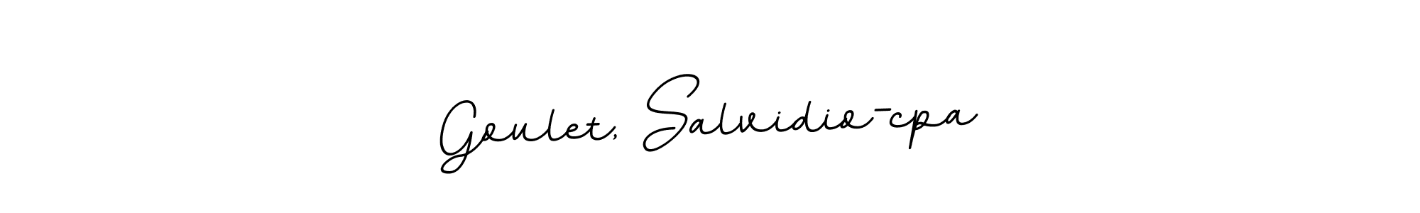 Make a beautiful signature design for name Goulet, Salvidio-cpa. Use this online signature maker to create a handwritten signature for free. Goulet, Salvidio-cpa signature style 11 images and pictures png