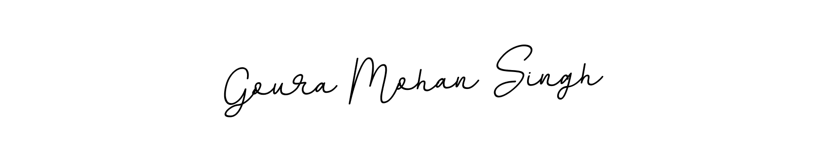 Create a beautiful signature design for name Goura Mohan Singh. With this signature (BallpointsItalic-DORy9) fonts, you can make a handwritten signature for free. Goura Mohan Singh signature style 11 images and pictures png