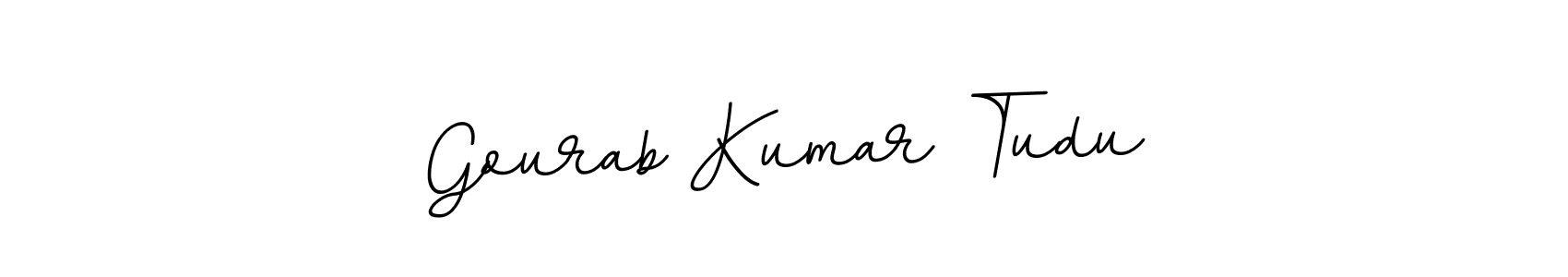 Make a beautiful signature design for name Gourab Kumar Tudu. With this signature (BallpointsItalic-DORy9) style, you can create a handwritten signature for free. Gourab Kumar Tudu signature style 11 images and pictures png