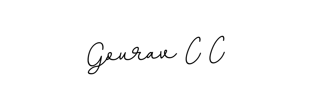 Also You can easily find your signature by using the search form. We will create Gourav C C name handwritten signature images for you free of cost using BallpointsItalic-DORy9 sign style. Gourav C C signature style 11 images and pictures png