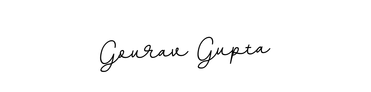 Make a beautiful signature design for name Gourav Gupta. With this signature (BallpointsItalic-DORy9) style, you can create a handwritten signature for free. Gourav Gupta signature style 11 images and pictures png