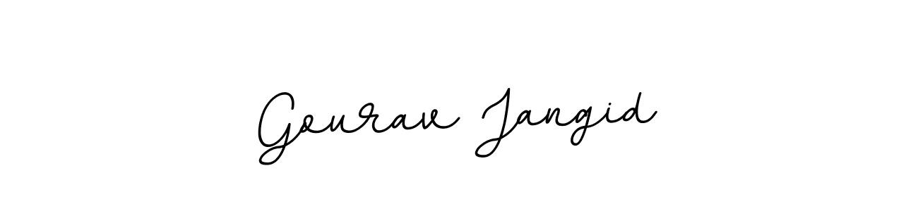 Gourav Jangid stylish signature style. Best Handwritten Sign (BallpointsItalic-DORy9) for my name. Handwritten Signature Collection Ideas for my name Gourav Jangid. Gourav Jangid signature style 11 images and pictures png