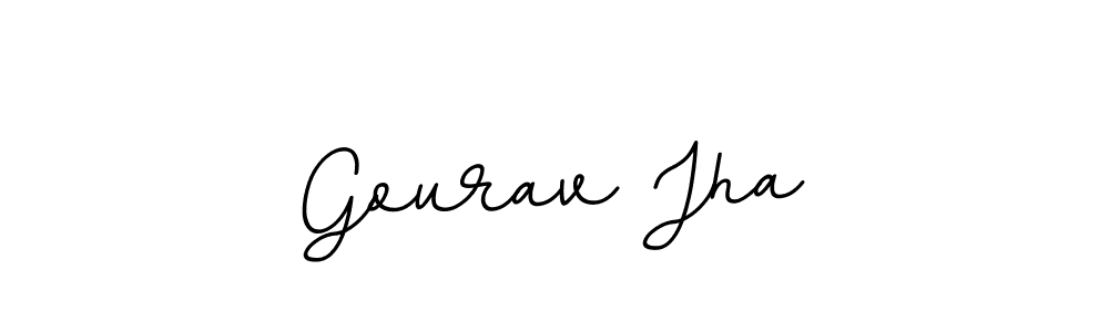 How to make Gourav Jha signature? BallpointsItalic-DORy9 is a professional autograph style. Create handwritten signature for Gourav Jha name. Gourav Jha signature style 11 images and pictures png