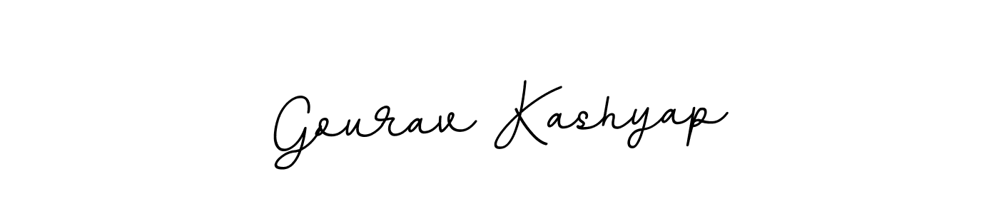 Use a signature maker to create a handwritten signature online. With this signature software, you can design (BallpointsItalic-DORy9) your own signature for name Gourav Kashyap. Gourav Kashyap signature style 11 images and pictures png