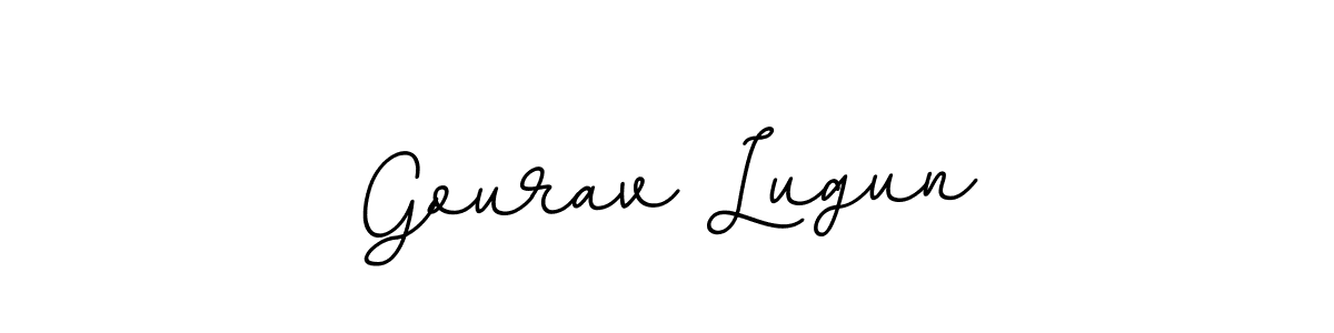 Design your own signature with our free online signature maker. With this signature software, you can create a handwritten (BallpointsItalic-DORy9) signature for name Gourav Lugun. Gourav Lugun signature style 11 images and pictures png