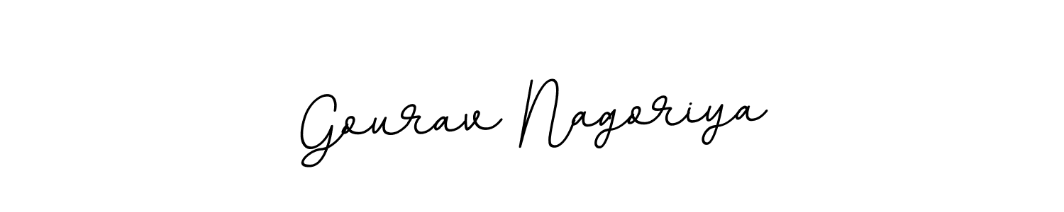 You should practise on your own different ways (BallpointsItalic-DORy9) to write your name (Gourav Nagoriya) in signature. don't let someone else do it for you. Gourav Nagoriya signature style 11 images and pictures png