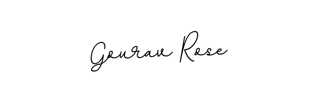 Use a signature maker to create a handwritten signature online. With this signature software, you can design (BallpointsItalic-DORy9) your own signature for name Gourav Rose. Gourav Rose signature style 11 images and pictures png