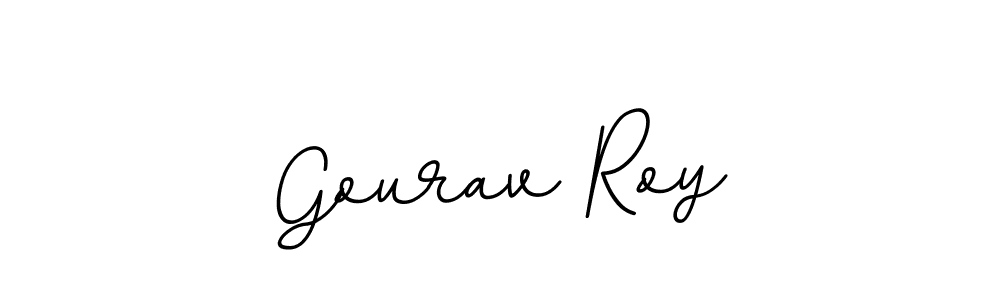 The best way (BallpointsItalic-DORy9) to make a short signature is to pick only two or three words in your name. The name Gourav Roy include a total of six letters. For converting this name. Gourav Roy signature style 11 images and pictures png