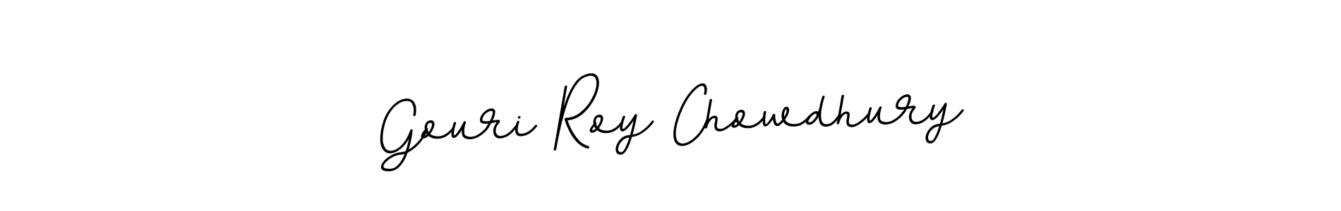 This is the best signature style for the Gouri Roy Chowdhury name. Also you like these signature font (BallpointsItalic-DORy9). Mix name signature. Gouri Roy Chowdhury signature style 11 images and pictures png