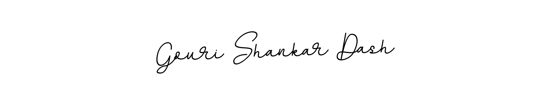 Make a beautiful signature design for name Gouri Shankar Dash. With this signature (BallpointsItalic-DORy9) style, you can create a handwritten signature for free. Gouri Shankar Dash signature style 11 images and pictures png
